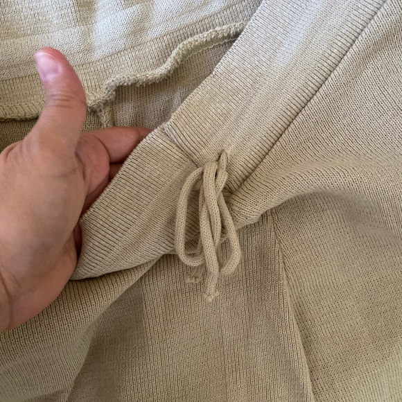 NASTY GAL Weekend Loading Knit Sweater and Joggers in STONE large SET - Picture 5 of 6